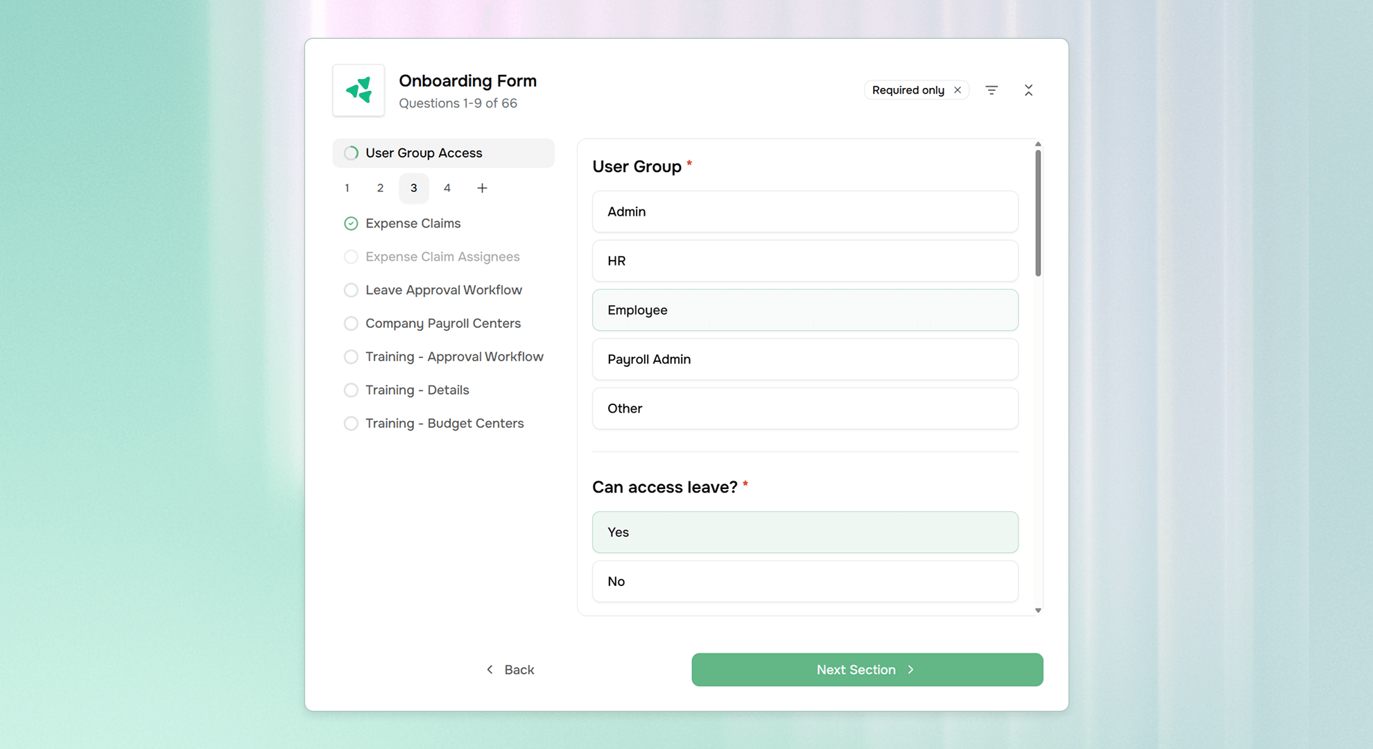Vern AI-powered customer onboarding form interface showing real-time validation and progress tracking for data migration